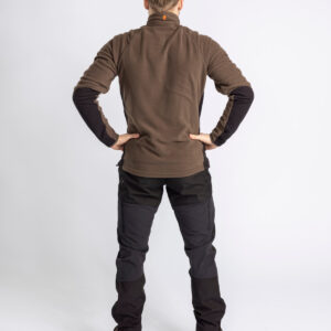 Pinewood-Ζακέτα-5248-AIR-VENT-FLEECE-Χακί-Πορτοκαλί-