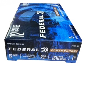 Φυσίγγια 2 3/4'' FEDERAL F127RS POWER SHOK 2 3/4'' ΜΟΝΟΒΟΛΑ C12