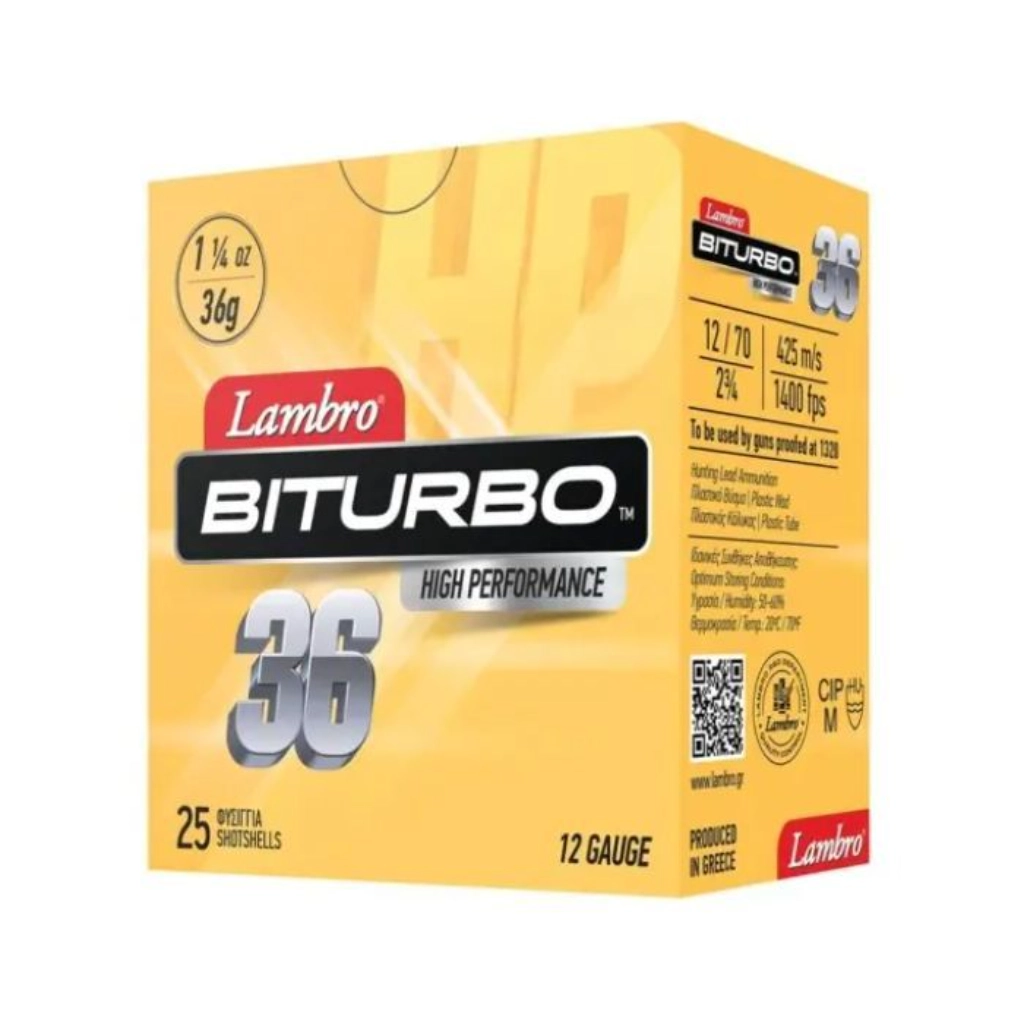 Lambro Φυσίγγι Κυνηγίου Lambro BITURBO 36gr