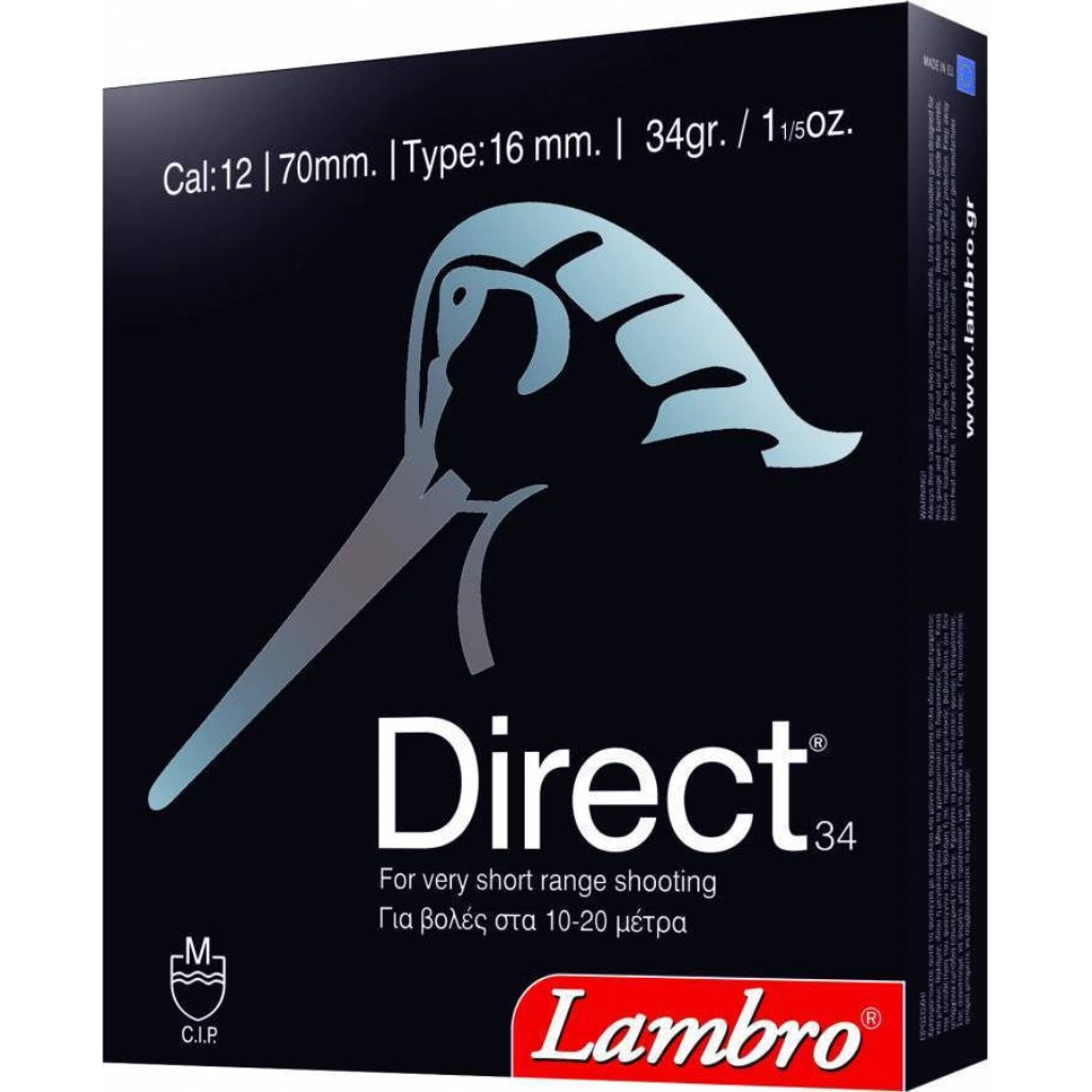 Φυσίγγια Κυνηγίου Lambro DIRECT 34gr