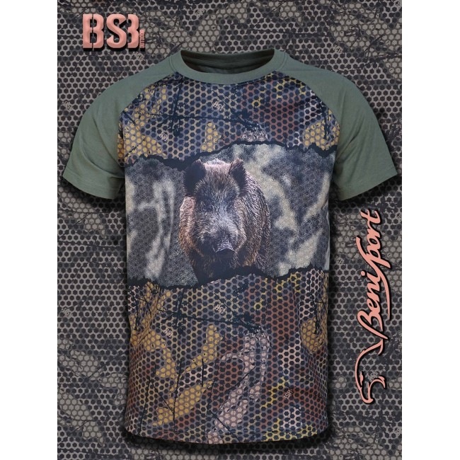 Μπλουζάκι-Κοντομάνικο-T-Shirt-BENISPORT-449-Αγριογούρουνο
