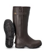 Rouchette Veneur Neo Zip Brown Rubber R'Grip Neoprene Lining multi-activite Γαλότσες France - Image 3