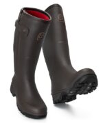 Rouchette Veneur Neo Zip Brown Rubber R'Grip Neoprene Lining multi-activite Γαλότσες France - Image 2