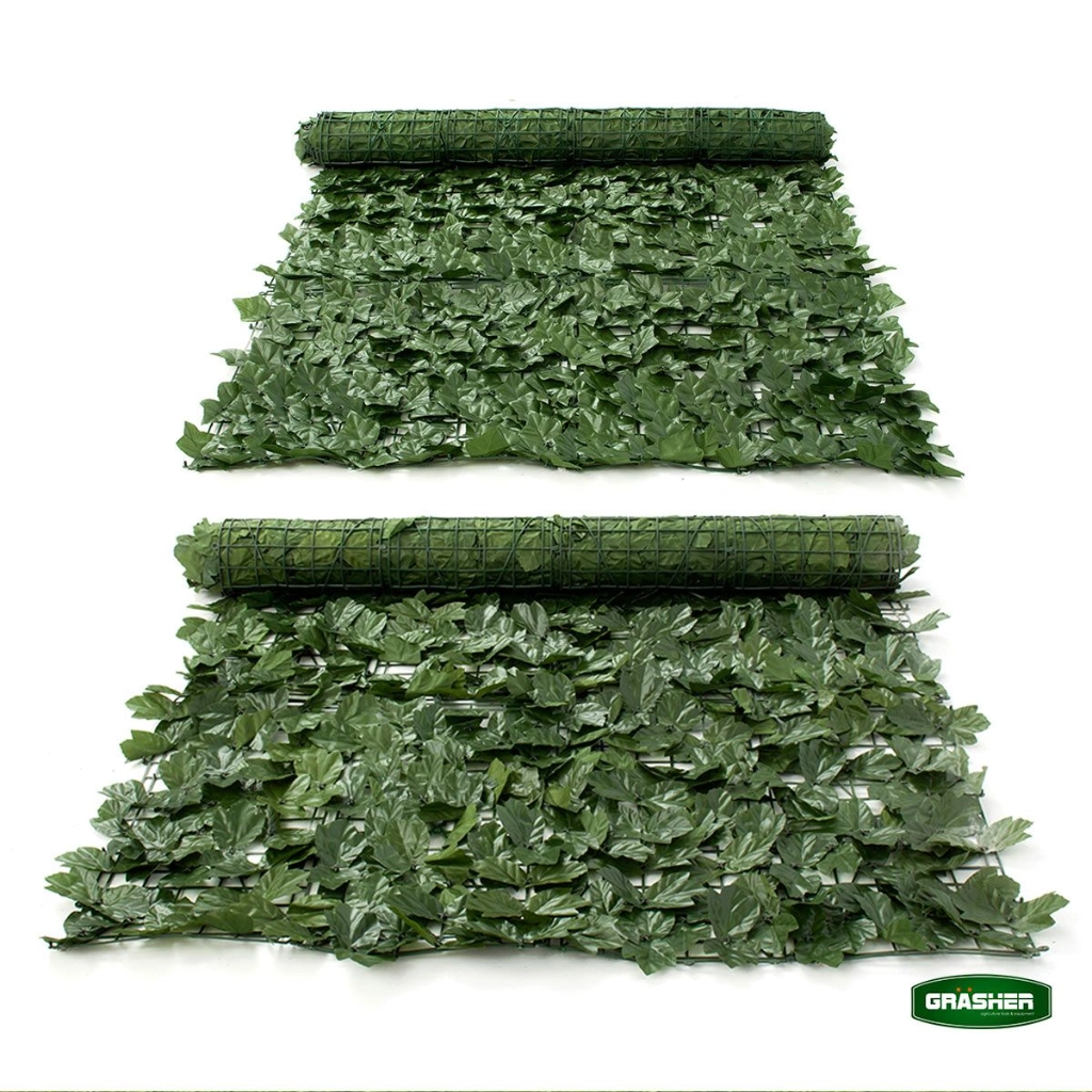Συνθετική-Φυλλωσιά-με-Πλέγμα-Πλαστικό-1x3m-GRASHER