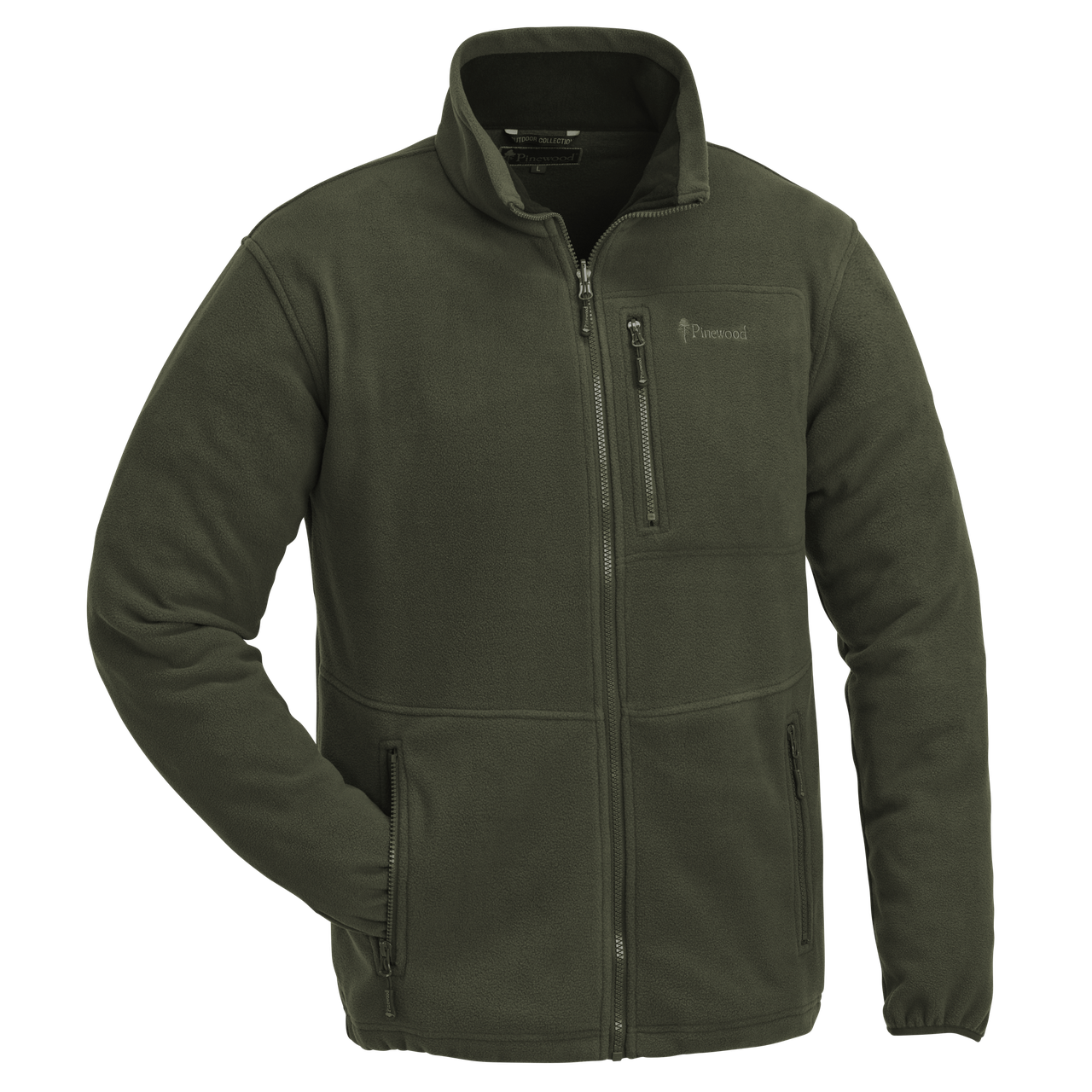 5065_100_1_pinewood_fleece_jacket_finnveden_green_2.png ΖΑΚΕΤΑ PINEWOOD 5065 FINNVEDEN FLEECE ΧΑΚΙ - Image 1