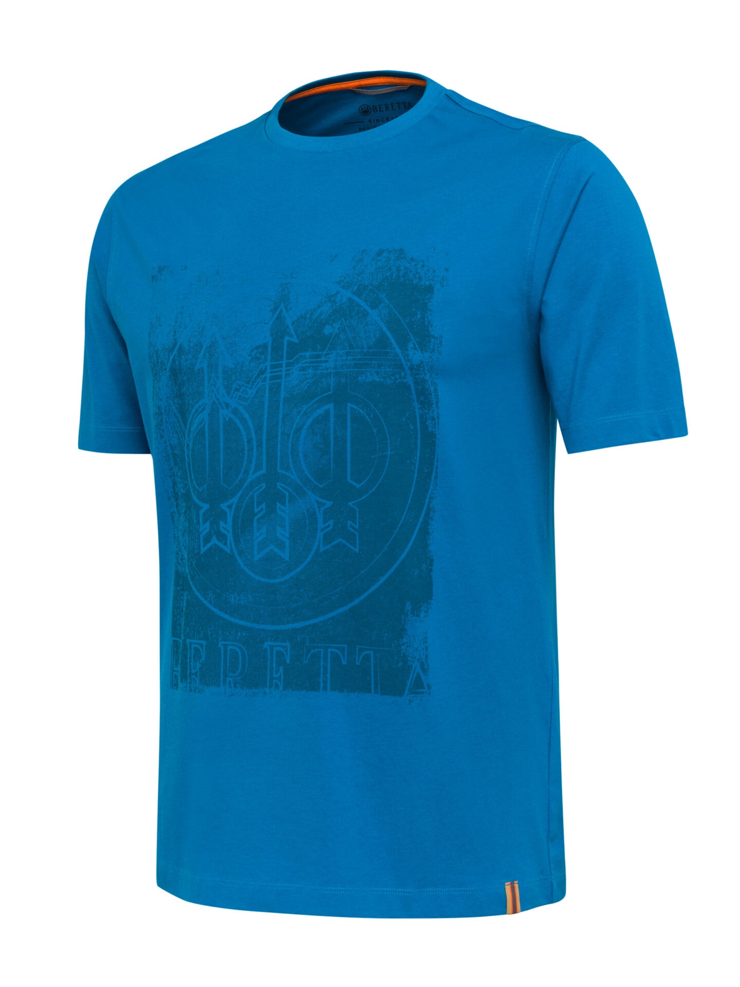 BERETTA ΚΟΝΤΟΜΑΝΙΚΟ ΜΠΛΟΥΖΑΚΙ T SHIRT B-Logo ΜΠΛΕ