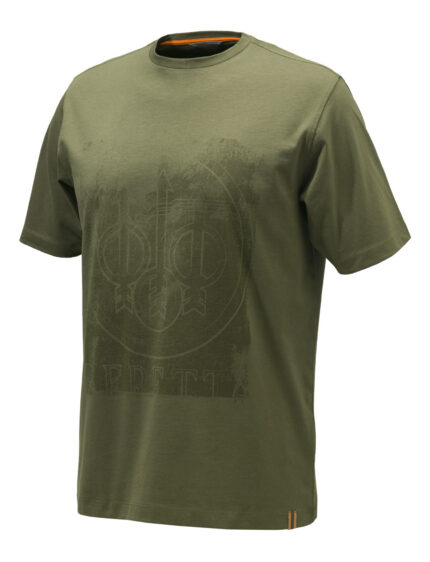 BERETTA ΚΟΝΤΟΜΑΝΙΚΟ ΜΠΛΟΥΖΑΚΙ T SHIRT B-Logo ΧΑΚΙ