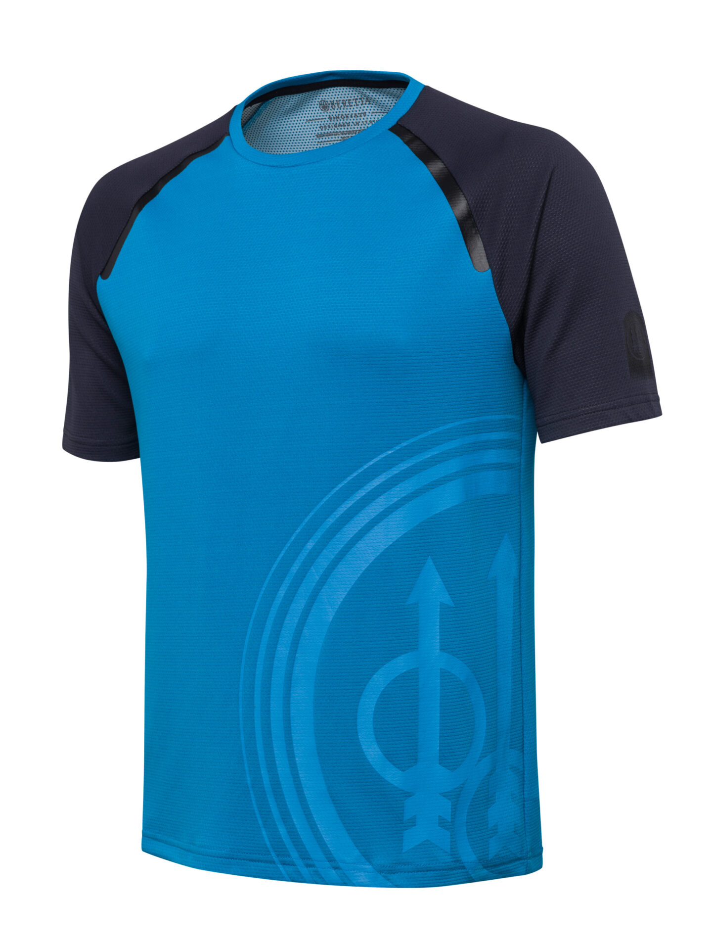 BERETTA-ΚΟΝΤΟΜΑΝΙΚΟ-ΜΠΛΟΥΖΑΚΙ-T-SHIRT-Roundneck-Logo-Beretta
