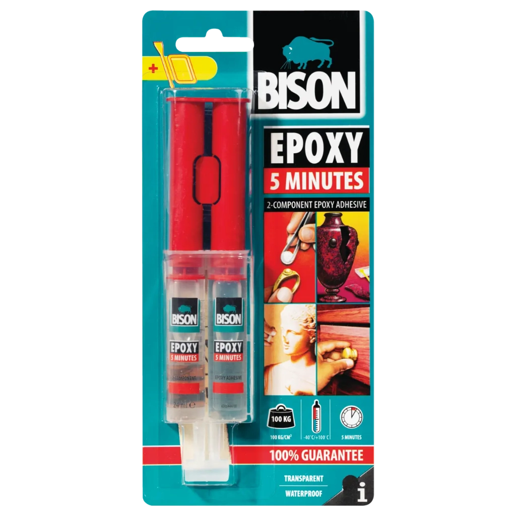 Bison 5 Minutes Εποξική Κόλλα 2 Συστατικών 24ml Bison 5 Minutes Εποξική Κόλλα 2 Συστατικών 24ml