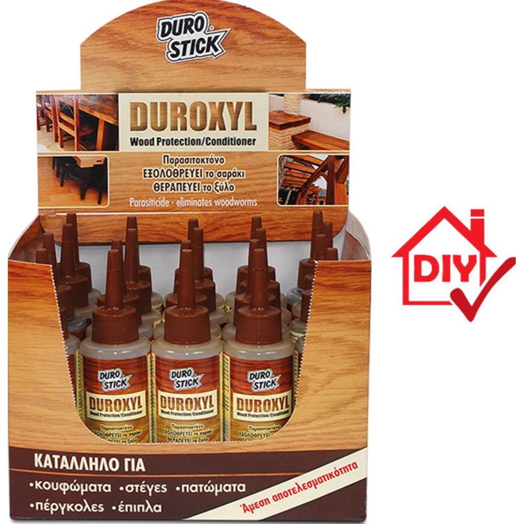Durostick Duroxyl Wood Protection Παρασιτοκτόνο Σαράκι Ξύλου Durostick-Duroxyl-Wood-Protection-Παρασιτοκτόνο-Σαράκι-Ξύλου