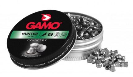 Gamo ΒΛΗΜΑΤΑ HUNTER METAL 250 ΜΥΤΗ ΣΤΡΟΓΓΥΛΗ 4.5mm