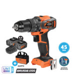 Krausmann-U71020-24SB-Δραπανοκατσάβιδο-Κρουστικό-20V-BL-2-Μπαταρίες-4.0Ah-Παρελκόμενα-ΔΩΡΟ-Τσάντα