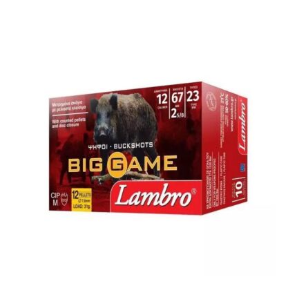 Lambro-Δράμια-κυνηγίου-Lambro-BIG-GAME-12ΒΟΛΟ-12×75mm