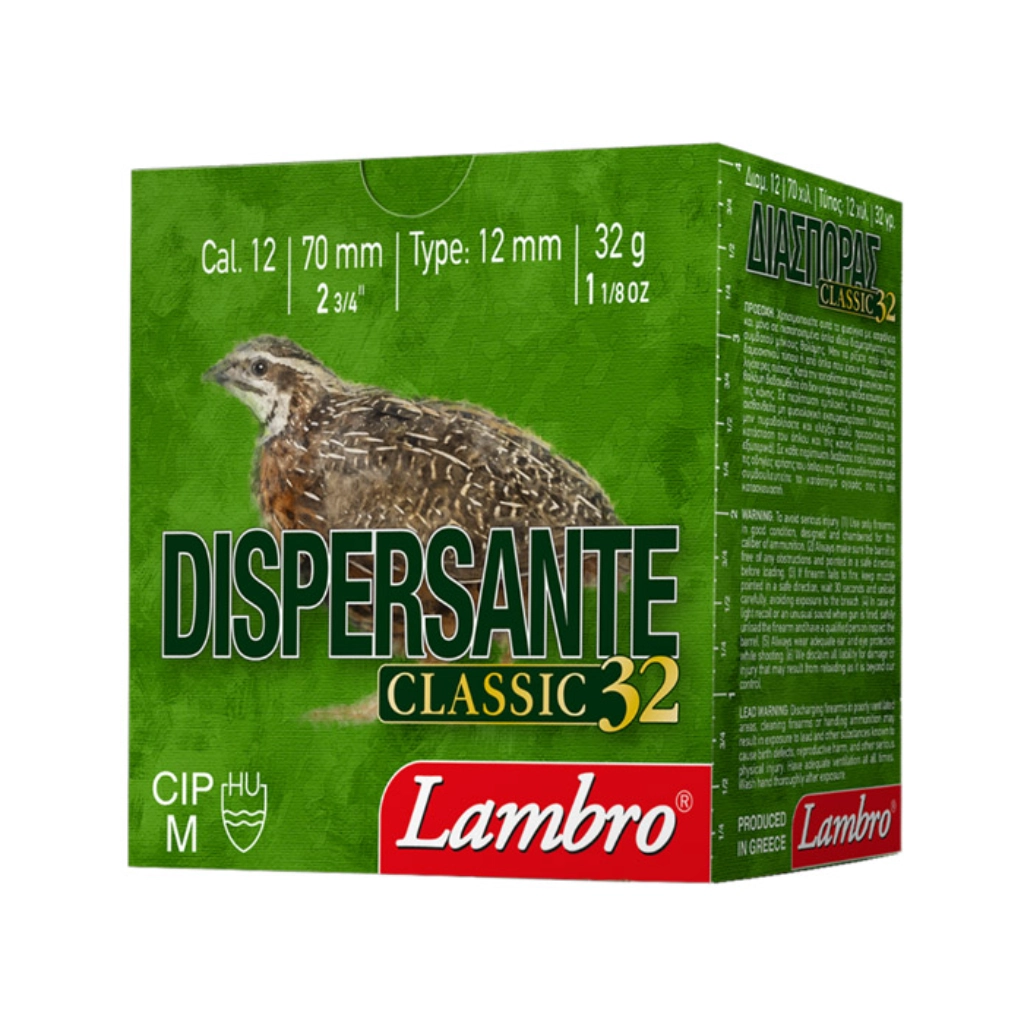 Lambro Φυσίγγι Διασποράς Κυνηγίου Lambro DISPERSANTE CLASSIC 32