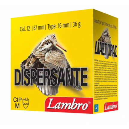 Lambro Φυσίγγι Κυνηγίου Διασποράς Lambro DISPERSANTE 36gr