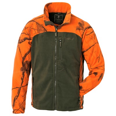 Pinewood 8761 Ζακέτα Fleece Jacket Oviken Χακί Πορτοκαλί