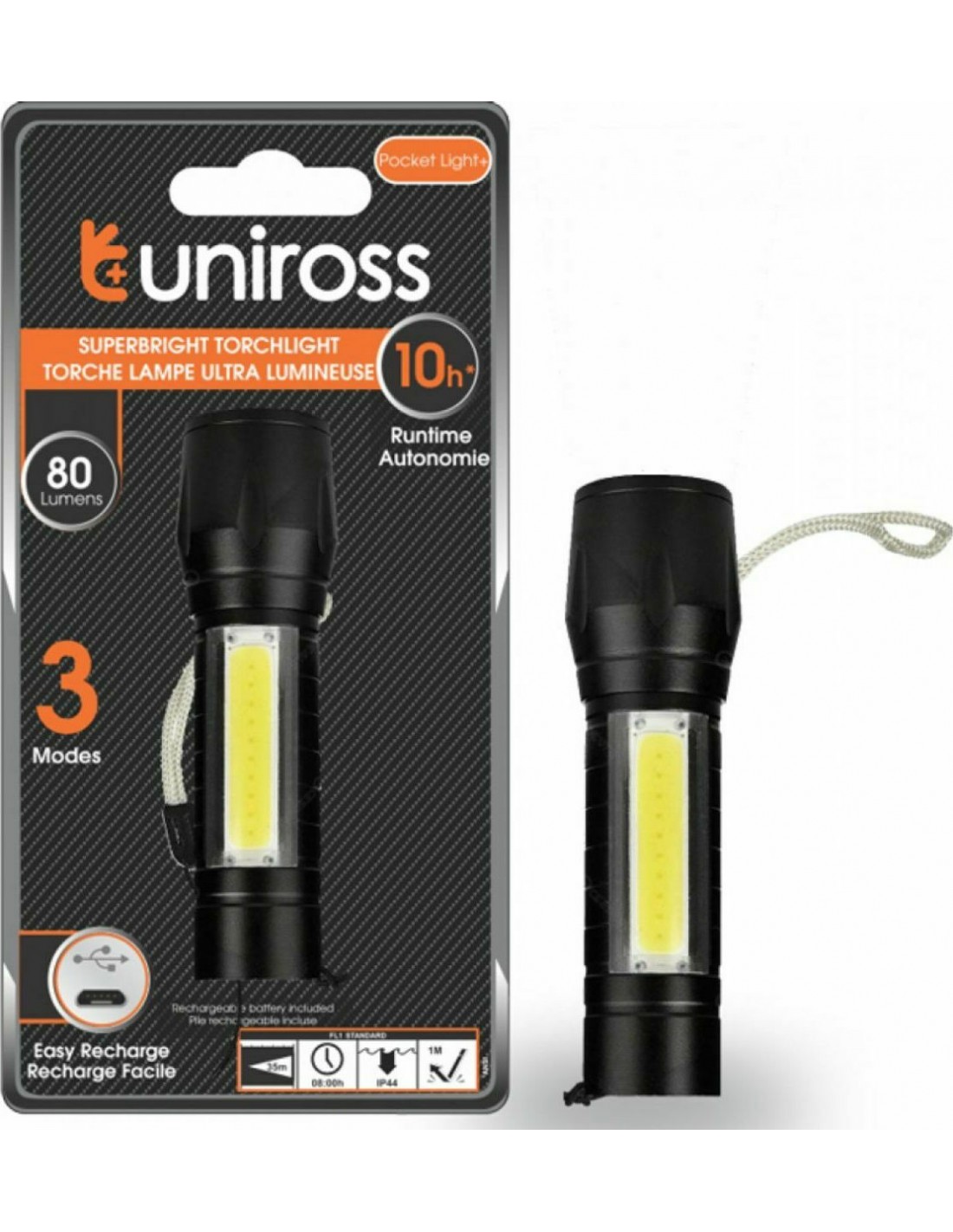 UNIROSS-ΕΠΑΝΑΦΟΡΤΙΖΟΜΕΝΟΣ-ΦΑΚΟΣ-ΤΣΕΠΗΣ-LED-80lm