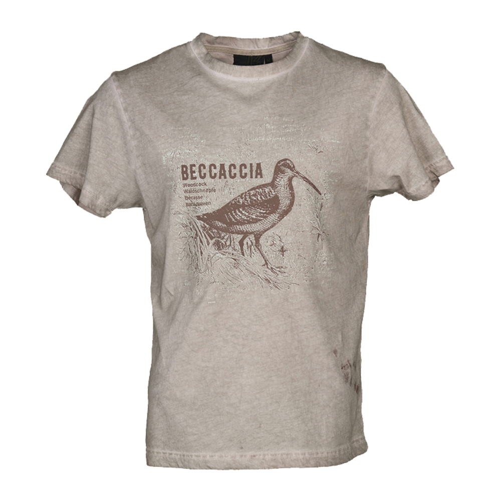 Univers-Μπλουζάκι-Μπεκάτσα-94195-Woodcock-Μπεζ-Univers-Italy