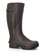 Rouchette Veneur Neo Zip Brown Rubber R'Grip Neoprene Lining multi-activite Γαλότσες France
