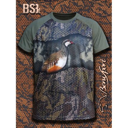Μπλουζάκι Κοντομάνικο T-Shirt BENISPORT 494 Πέρδικα