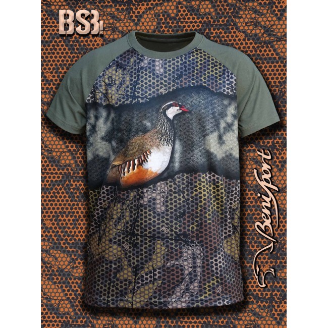 Μπλουζάκι Κοντομάνικο T-Shirt BENISPORT 494 Πέρδικα