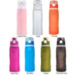 Παγούρι Medical grade silicone bottle cross valve and air return buttom 750ml Παγούρι Άπρο Διαφανές Πεζοποριας 750ml
