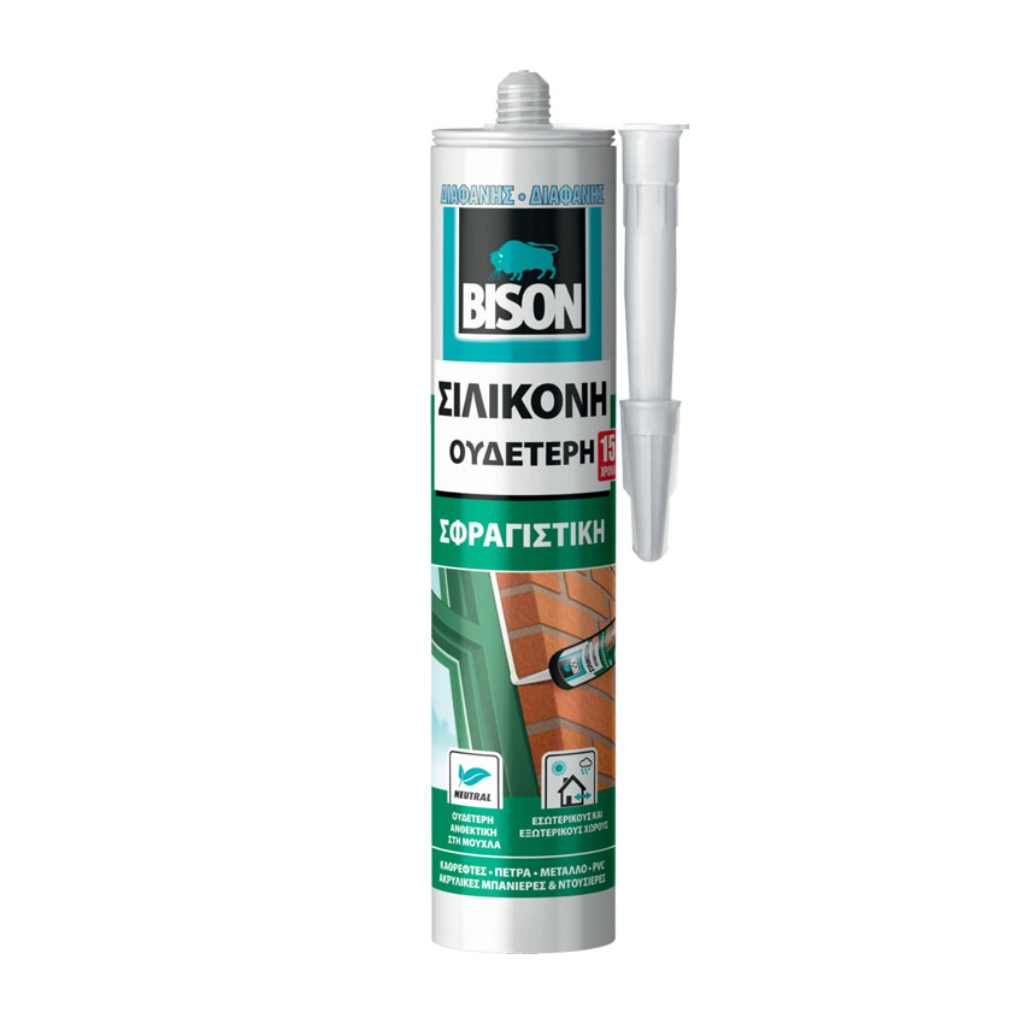 Σιλικόνη Ουδέτερη Bison Silicone Neutral 280ml