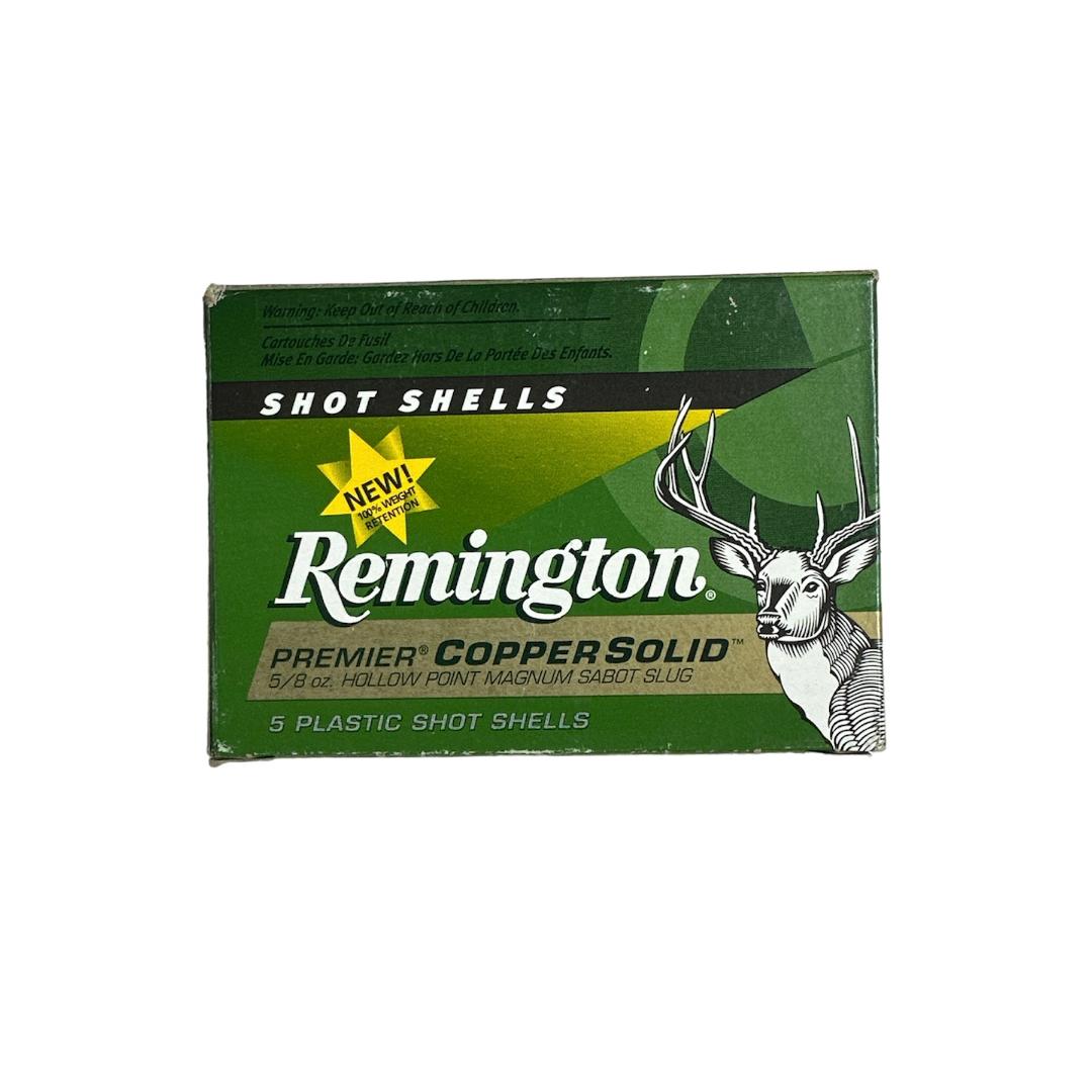 ΦΥΣΙΓΓΙΑ ΜΟΝΟΒΟΛΑ REMINGTON PREMIER COPPER-SOLID SABOT SLUG PR20CS Sabot 20ga ΦΥΣΙΓΓΙΑ-ΜΟΝΟΒΟΛΑ-REMINGTON-PREMIER-COPPER-SOLID-SABOT-SLUG-PR20CS-Sabot-20ga