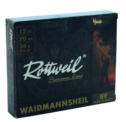 Φυσίγγια Rottweil Waidmannsheil 36gr Cal 12